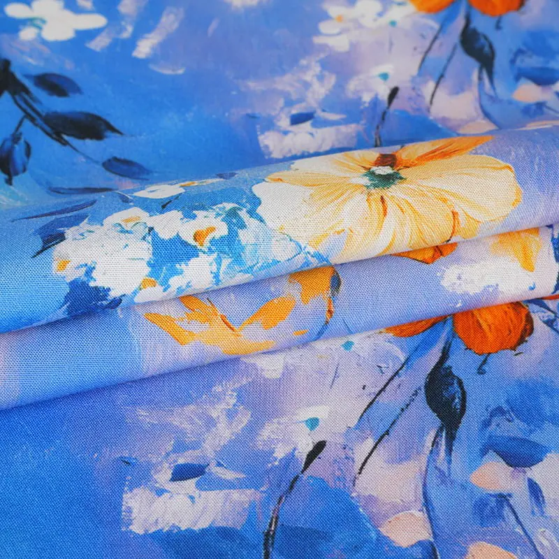 Tecido de impressão reativa de rayon ecológico
