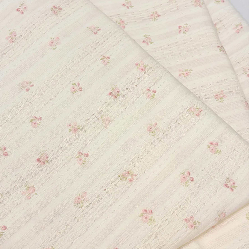 Tecidos Jacquard, Cutwork e Enrugados 100% Algodão